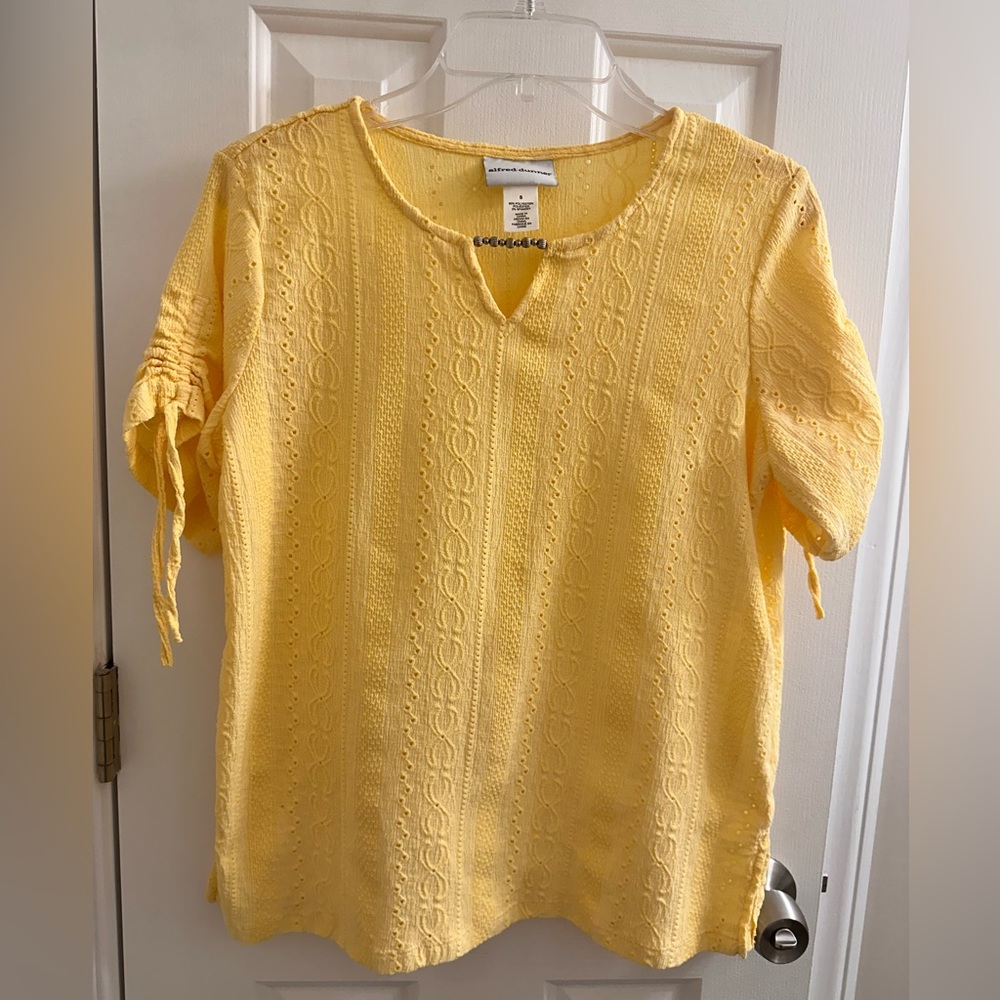 Alfred Dunner CLASSICS Yellow Top